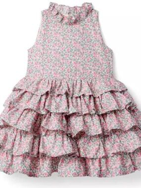 Janie and Jack Colleen’s Orchard Dress Made with Liberty Fabric